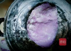 紫薯花开馒头的做法图解2