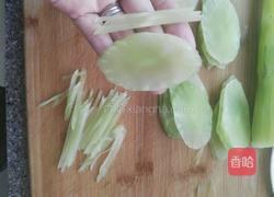 清炒莴笋丝的做法图解2