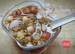 绿豆莲子百合桂圆粥的做法图解7