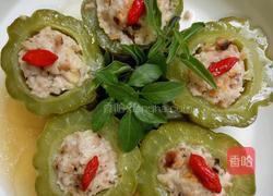 苦瓜镶猪肉的做法图解6