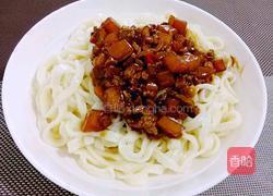 猪肉土豆打卤面的做法图解14