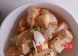 白菜炒馍块的做法图解8