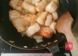 白菜炒馍块的做法图解7