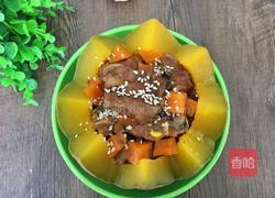 南瓜排骨盅的做法图解7