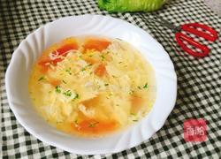 西红柿豆腐鸡蛋汤的做法图解7