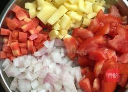 蔬菜汤面片的做法图解1