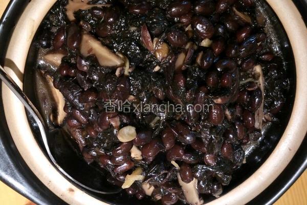 黑豆焖紫菜
