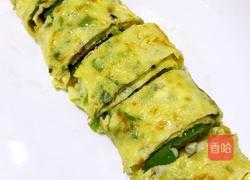 秋葵厚蛋烧的做法图解8