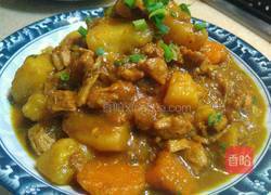 咖喱土豆炖鸡腿的做法图解9