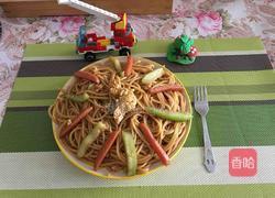 丝瓜火腿鸡蛋炒意大利面的做法图解10