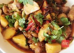 土豆烧鸭的做法图解4