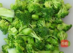 西蓝花瘦肉粥的做法图解3