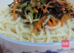 纯麦粉凉卤面的做法图解4
