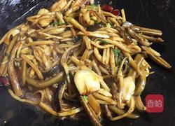 茭白炒鳝丝的做法图解12