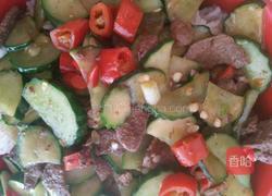 黄瓜炒猪肝的做法图解6