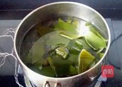 海带炒肉片的做法图解3