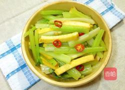 西芹炒豆干的做法图解10