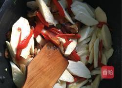 茭白炒腊肉的做法图解6
