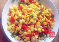双椒炒玉米的做法图解9