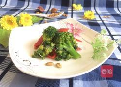 红椒清炒西兰花的做法图解9