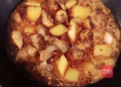土豆烧鸭的做法图解3