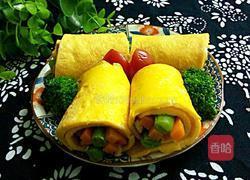 时蔬蛋卷的做法图解9