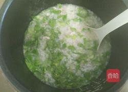 青菜瘦肉粥的做法图解5