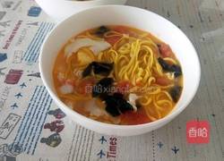 番茄汤面的做法图解6