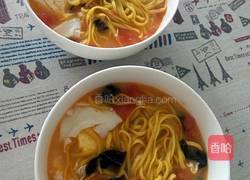 番茄汤面的做法图解5