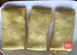 鸡蛋饼包炒饭的做法图解7
