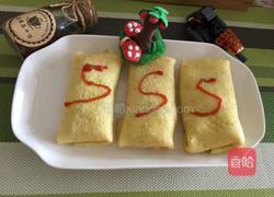 鸡蛋饼包炒饭的做法图解9