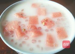 椰奶西瓜西米露的做法图解5