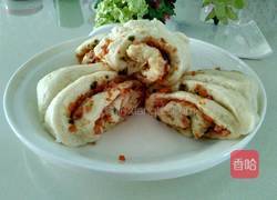 胡萝卜烤肠花卷的做法图解16