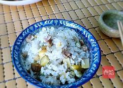 腊肠板栗大米饭的做法图解7