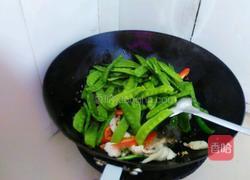 猪肉炒荷兰豆的做法图解6