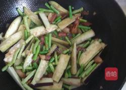 豆角炒茄条的做法图解3