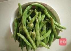 干煸四季豆的做法图解3