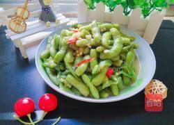 青椒五香毛豆的做法图解8