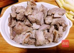 白萝卜笋子烧牛腩的做法图解3