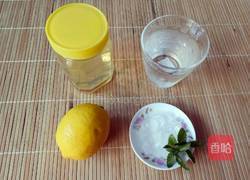 蜂蜜薄荷柠檬水的做法图解1