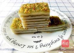 抹茶椰汁千层马蹄糕的做法图解12