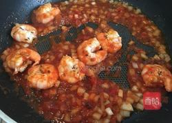 孜然大虾番茄焗饭的做法图解4