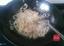 素炒藕片的做法图解2
