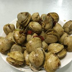 辣炒白蚬子