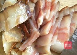 腊肉炒咸菜的做法图解3