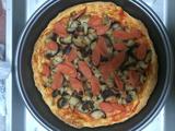 没有芝士的pizza