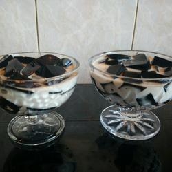 牛奶菊花龟苓膏的做法[图]