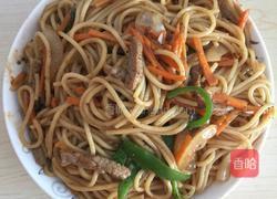 黑椒牛柳炒意面的做法图解10