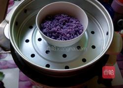 紫甘蓝糯米饭团的做法图解4