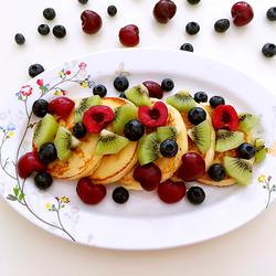 蜂蜜水果松饼的做法[图]